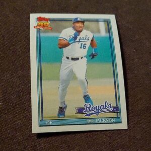 Topps Royals Baseball Card - Bo Jackson